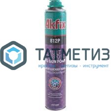 Пена монтажная проф Akfix 812P зимняя 850мл (-12°С) (12) -  магазин крепежа  «ТАТМЕТИЗ»