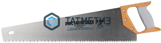 Ножовка по дереву, 400 мм, шаг зубьев 5 мм, пластиковая рукоятка (Ижевск)// Россия -  магазин крепежа  «ТАТМЕТИЗ»