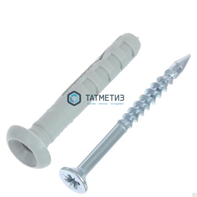 Дюбель-гвоздь  6х60 гриб (250 шт/уп) МС -  магазин крепежа «ТАТМЕТИЗ»