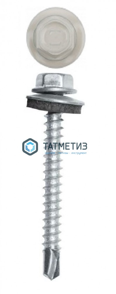 Саморез окраш.кров. 4,8х50 (51) /9002/ DAXMER MS (10х150) -  магазин «ТАТМЕТИЗ»