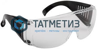 Очки защитные с дужками прозрачные, пластик FIT РОС -  магазин «ТАТМЕТИЗ»