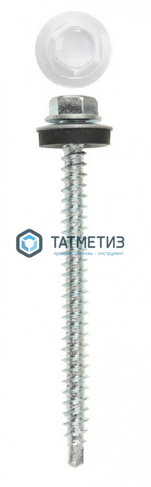 Саморез окраш.кров. 4,8х70 /9003/ DAXMER M (10х100) -  магазин «ТАТМЕТИЗ»