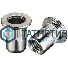 Заклепка резьбовая цилиндрический борт М 5 L=13 (0,5-2,5) мм  NX -  магазин крепежа «ТАТМЕТИЗ»