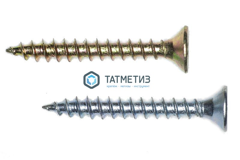 Шурупы унив. 4,0x30 (12 000 шт/уп) МС БЕЛЫЙ ЦИНК -  магазин крепежа «ТАТМЕТИЗ»