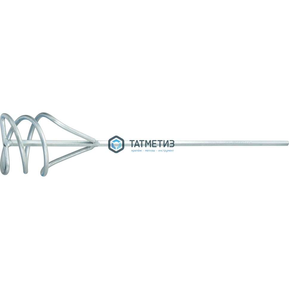 Миксер для красок и штукатурных смесей,100 х 600 мм,оцинкованный,шестигранный хвостовик 8 мм//MATRIX -  магазин «ТАТМЕТИЗ»