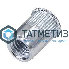 Заклепка резьбовая цилиндрический борт М 6 L=15 (0,5-3,0) мм NX | «ТАТМЕТИЗ» Заклепка резьбовая цилиндрический борт М 6 L=15 (0,5-3,0) мм NX - магазин крепежа «ТАТМЕТИЗ»
