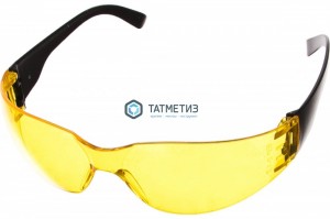 Очки защитные открытого типа, желтые, поликарбонатные, ОЧК202 (0-13022)// Россия -  магазин крепежа «ТАТМЕТИЗ»