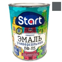 Эмаль ПФ-115  СЕРАЯ  0,8 кг-. /14 СТАРТ -  магазин крепежа «ТАТМЕТИЗ»