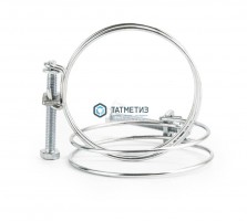 Хомут проволочный, цинк,  42 мм (1 5/8") -  магазин крепежа «ТАТМЕТИЗ»