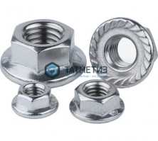 Гайка с фланцем DIN 6923, оц М10  (2400 шт/уп) МН -  магазин крепежа «ТАТМЕТИЗ»