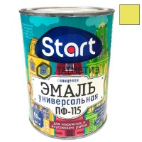 Эмаль ПФ-115  ЖЕЛТАЯ  0,8 кг-. /14 СТАРТ -  магазин крепежа «ТАТМЕТИЗ»