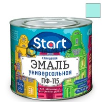 Эмаль ПФ-115  СВЕТЛО-ГОЛУБАЯ  1,8 кг-. /6 СТАРТ -  магазин крепежа «ТАТМЕТИЗ»