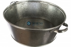 Таз круглый оцинкованный 13 л, Россия// Сибртех -  магазин крепежа «ТАТМЕТИЗ»