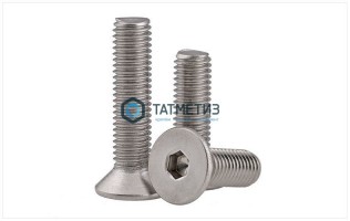 Винт DIN 7991/ISO 10642  М16 х 40 (10.9) ОЦ с потай головкой и внутр.шестигранником -  магазин крепежа «ТАТМЕТИЗ»