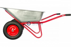 Тачка строительная двухколесная, 300 кг, 4.00-8, объем 110л, TSUNAMI -  магазин крепежа «ТАТМЕТИЗ»