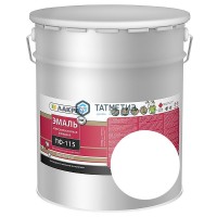 Эмаль ПФ-115  БЕЛАЯ  матовая 20 кг-. / ЛАКРА -  магазин крепежа «ТАТМЕТИЗ»