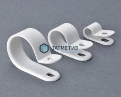 Серьга д/кабеля D12 БЕЛАЯ (500 шт/уп) | «ТАТМЕТИЗ» Серьга д/кабеля D12 БЕЛАЯ (500 шт/уп) - магазин крепежа «ТАТМЕТИЗ»