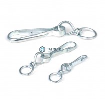 Карабин Тип А с вертлюгом  50  (150 шт/уп) -  магазин крепежа «ТАТМЕТИЗ»