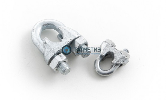 Зажим троса DIN 741 40 | «ТАТМЕТИЗ» Зажим троса DIN 741 40 - магазин крепежа «ТАТМЕТИЗ»