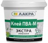 Клей ПВА-М Экстра универсальный  0,9 кг- ЛАКРА -  магазин крепежа  «ТАТМЕТИЗ»