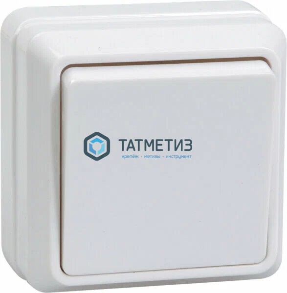 Выключатель 1-кл. ОП Октава 10А IP20 BC20-1-0-ОБ белый ИЭК EVO10-K01-10-DC | «ТАТМЕТИЗ» Выключатель 1-кл. ОП Октава 10А IP20 BC20-1-0-ОБ белый ИЭК EVO10-K01-10-DC - магазин крепежа «ТАТМЕТИЗ»